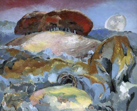 Landscape of the Moon's Last Phase (1944)