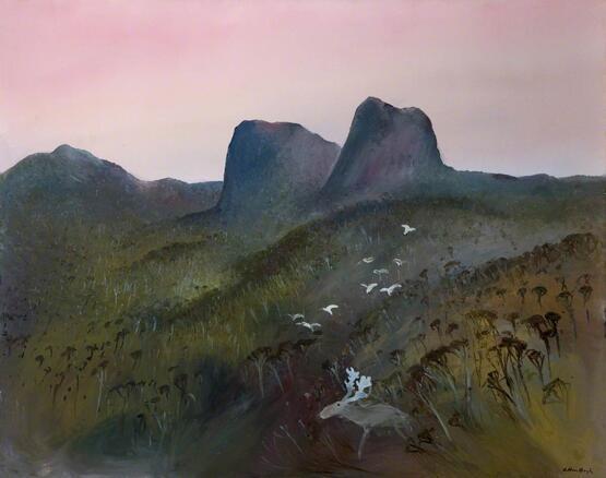 Landscape with Moose (1980)