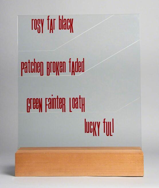 Four Sails (Rosy far Black; Patched Broken Faded; Green Fainter Loath; Lucky Full) (1977)