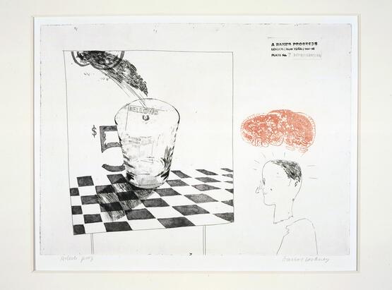 A Rake's Progress - 7. Disintegration (A Graphic Tale comprising 16 Etchings) (1961-63)