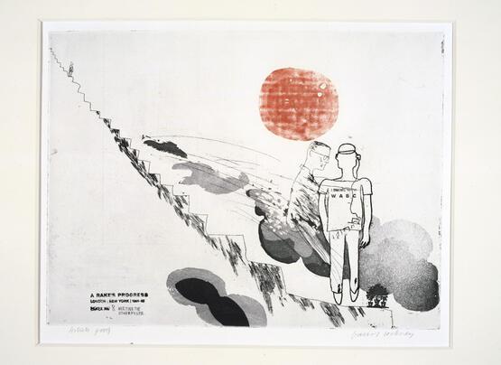 A Rake's Progress - 8. Meeting the other people (A Graphic Tale comprising 16 Etchings) (1961-63)