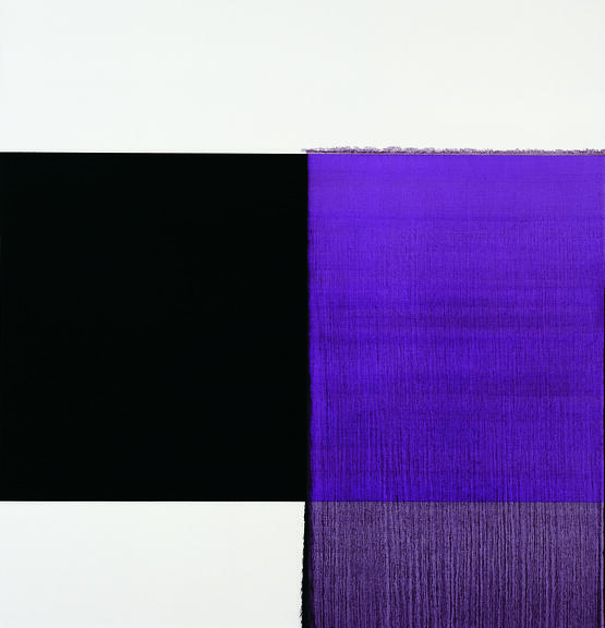 Exposed Painting, Deep Violet, Charcoal Black (2004)