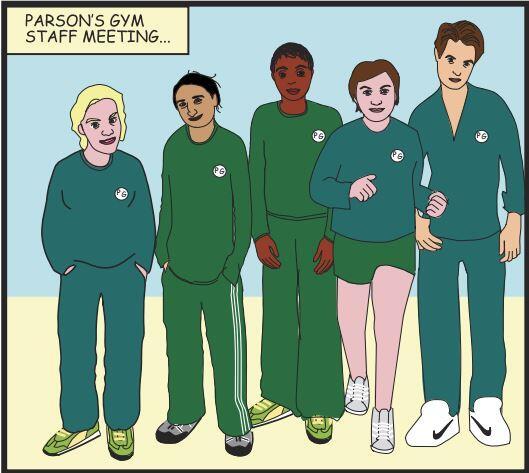 Parson's Gym Staff Meeting (from Throw in the Towel) (16 pages) (2004)