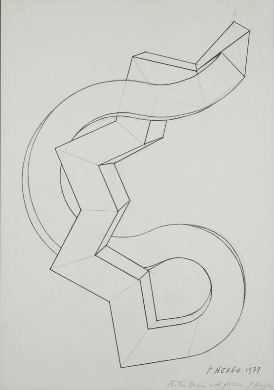 Untitled Drawing for Sculpture (1979)