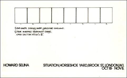 Four modified House Paint Greens (1972)