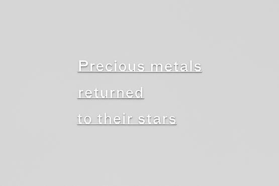 Ideas - (Precious metals returned to their stars) (2017)