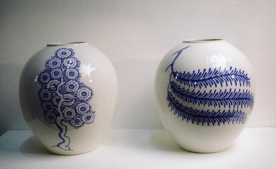 Spode Willow Vases (2003)