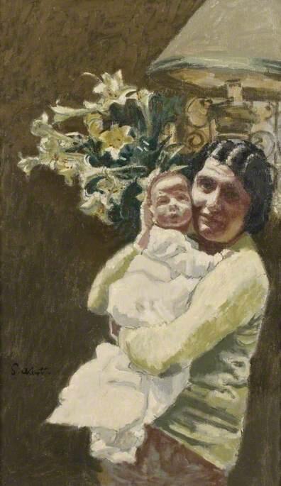 Mrs Van Beuren and Child (circa 1930)