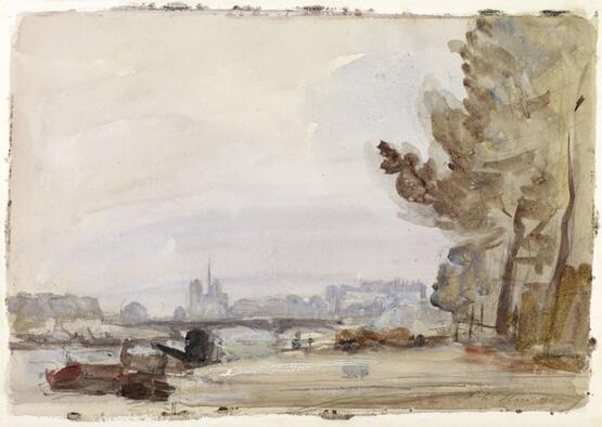 View of Notre Dame from Seine (1907)