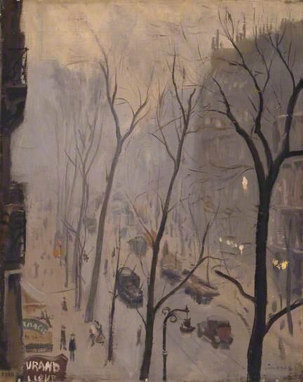 Foggy Afternoon, Boulevard St Michel, Paris (1926)