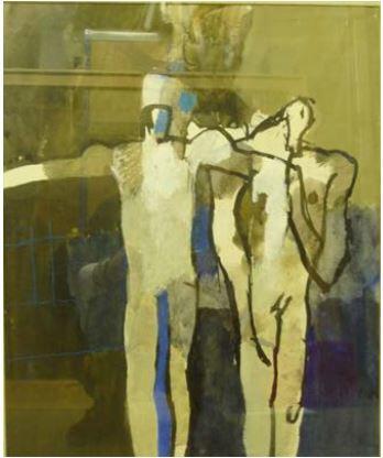 Two Interlinked Figures (1965)
