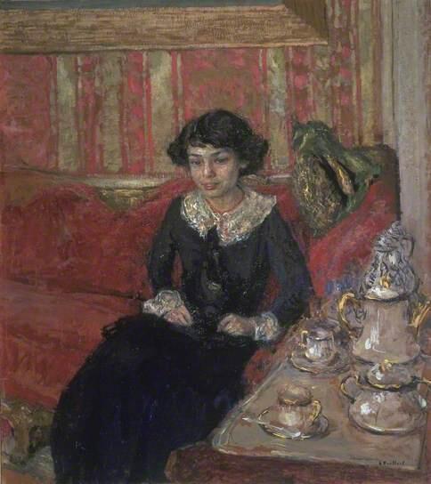 Girl in an Interior (Jeune femme dans un intérieur) (1910)