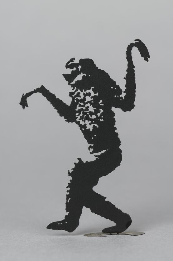 Study for Evolution and Theory (Small Walking Ape) (1998)