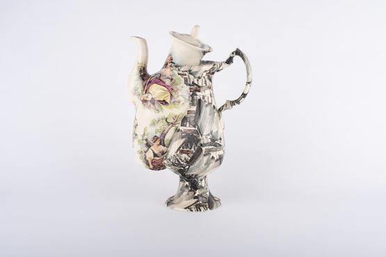 Composite vase and coffee pot (2005)
