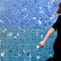 15 blue encaustic wall and floor tiles (2020)