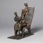 Mother and Child in Ladderback Chair (1952)