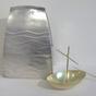 Reliquary for a Traveller (silver casket golden boat) (2003)